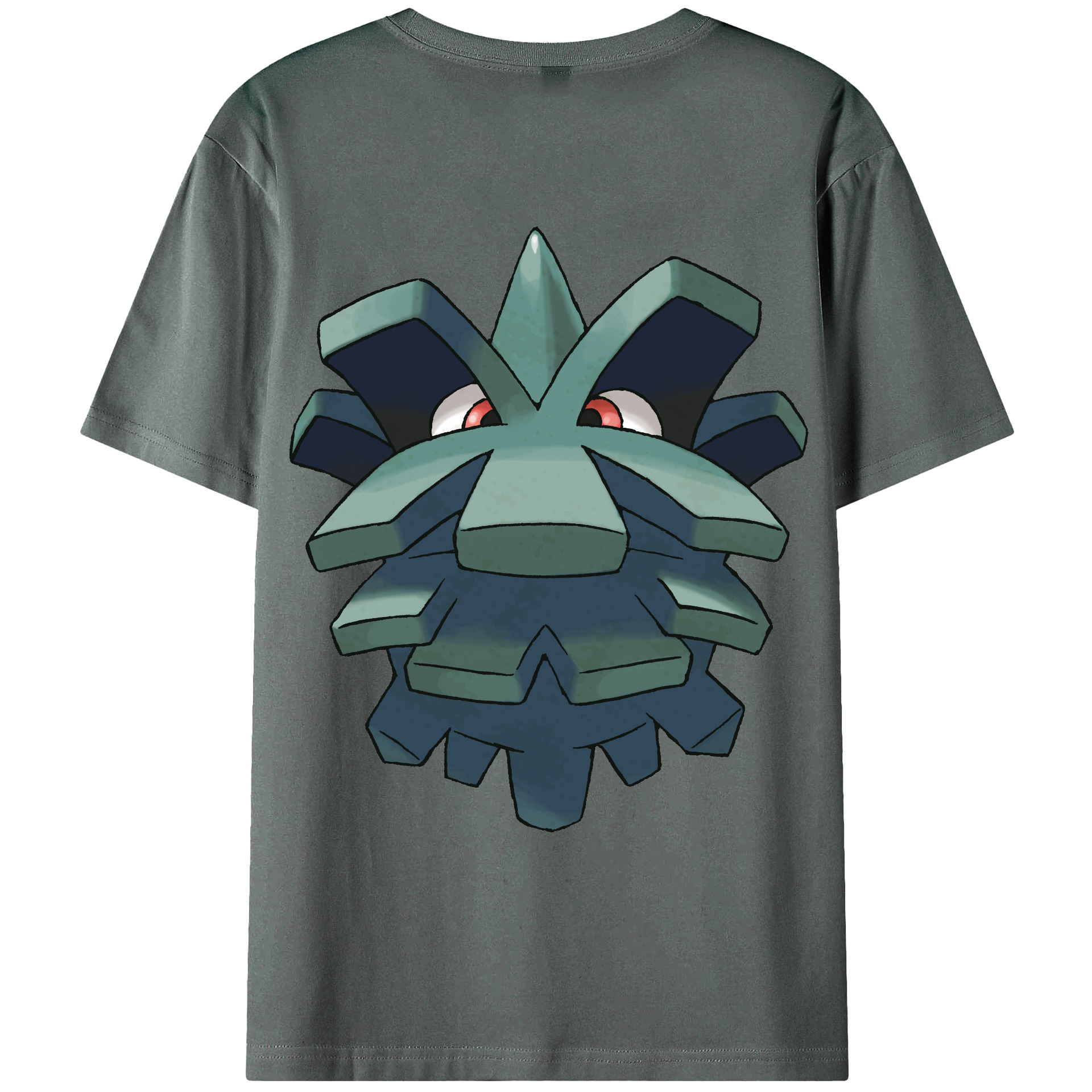 （画像用） ポケットモンスター Pokémon 綿100％ メンズ半袖Tシャツ（バックプリント） 通気性
